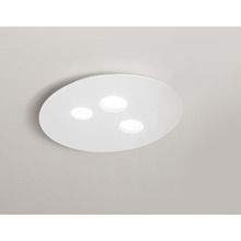 plafoniera luna gx53 gealuce piccolo bianco