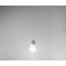 lampadario sfera g9 gealuce singolo grigio chiaro
