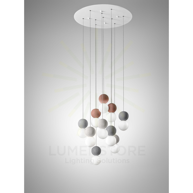 lampadario sfera g9 gealuce 10 luci