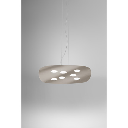 lampadario sole gx53 gealuce acciaio