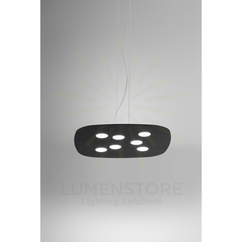 lampadario sole gx53 gealuce nero