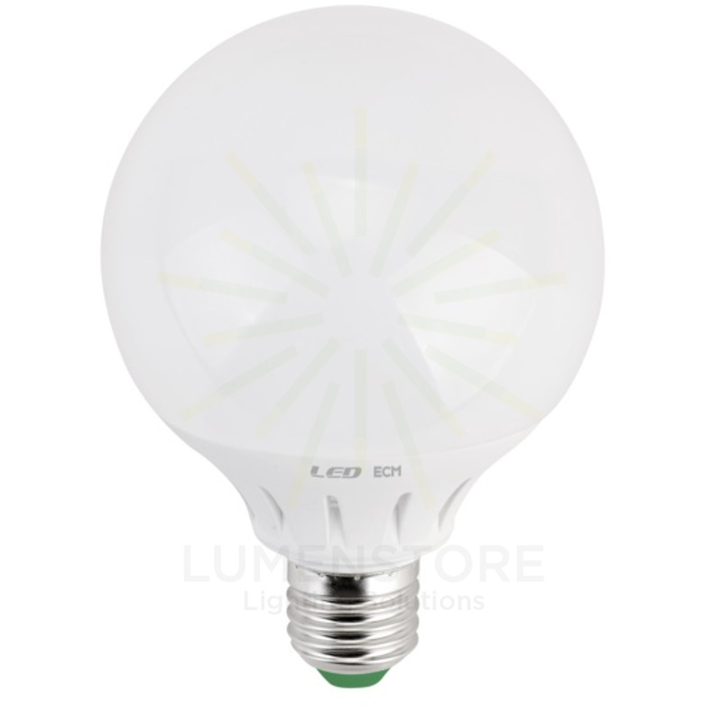 lampadina led globo g95 e27 12w luce fredda 6000k ecoman