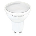 lampadina led dicroica gu10 7w luce fredda 6000k ecoman 