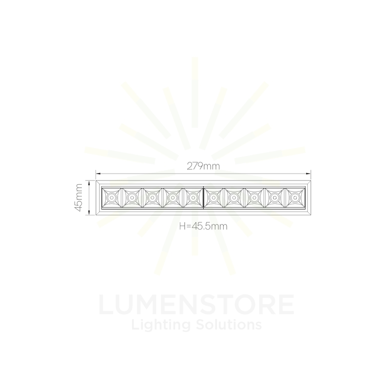 faretto da incasso tram 20w 2700k/6000k beneito faure bianco ik06