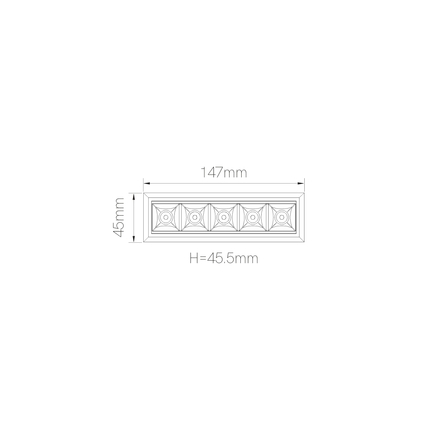 faretto da incasso tram 10w 2700k/6000k beneito faure nero ik06 