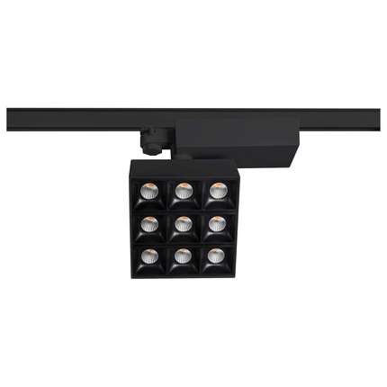 faretto led da binario 40w 220/240v cct nero ip20 beneito faure 4947