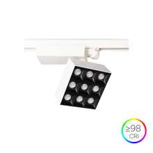 faretto led da binario 40w 220/240v cct bianco ip20 beneito faure 4946
