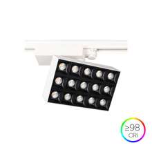 faretto led da binario 60w 220/240v cct bianco ip20 beneito faure 4950