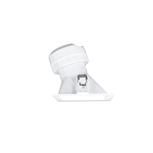 faretto da incasso pulcom asimmetrico square 8w 2700k/3200k/4000k beneito faure bianco ip44 ik06