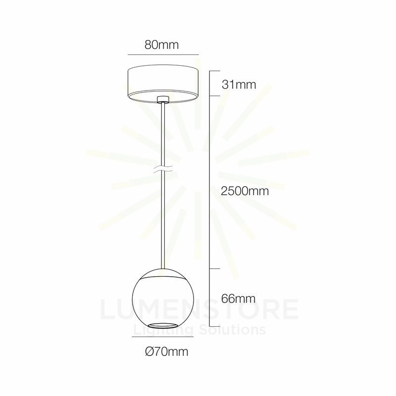 lampadario bora suspension 8.5w luce calda 3000k beneito faure nero superficie