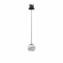 lampadario bora suspension 8.5w luce calda 3000k beneito faure cromo incasso