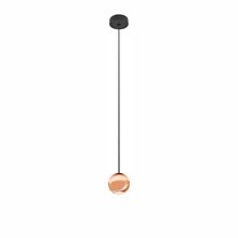 lampadario bora suspension 8.5w luce calda 3000k beneito faure oro rosa superficie