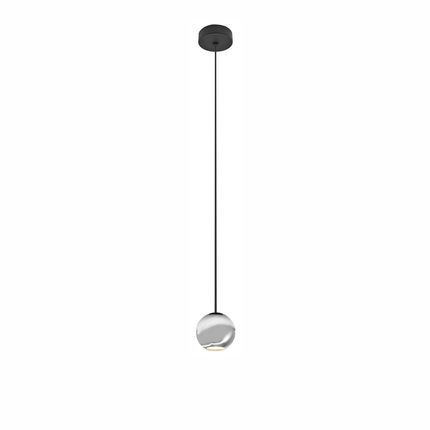 lampadario bora suspension 8.5w luce calda 2700k beneito faure cromo superficie