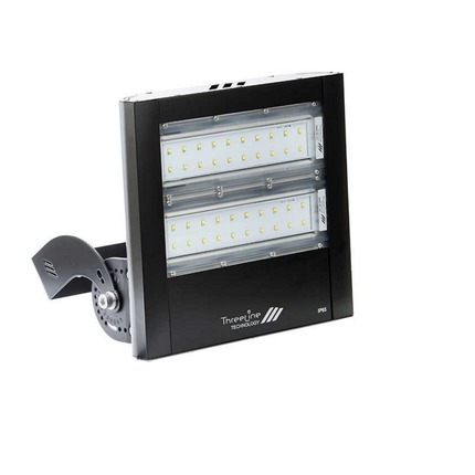 proiettore led 80w luce fredda per campi sportivi ip65