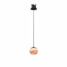 lampadario bora suspension 8.5w luce calda 3000k beneito faure oro rosa incasso