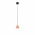 lampadario bora suspension 8.5w luce calda 2700k beneito faure oro rosa superficie