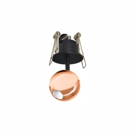 faretto bora recessed 4.5w luce calda 2700k beneito faure oro rosa 