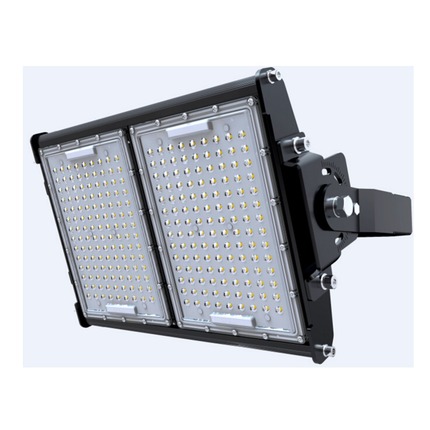 proiettore led asimmetrico 240w luce fredda per campi sportivi ip65 serie pro