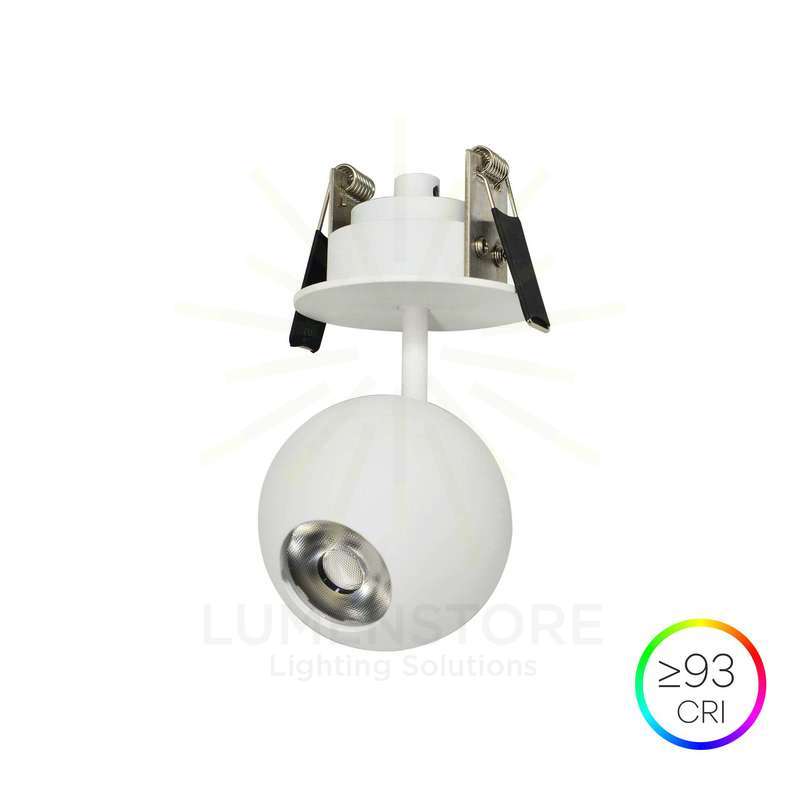 faretto bora recessed 8.5w luce calda 2700k beneito faure bianco 