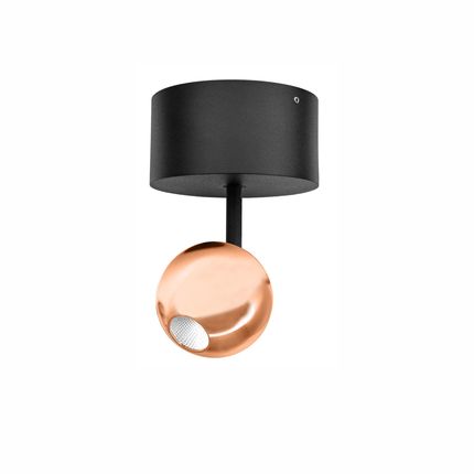 faretto bora surface 4.5w luce calda 3000k beneito faure oro rosa 