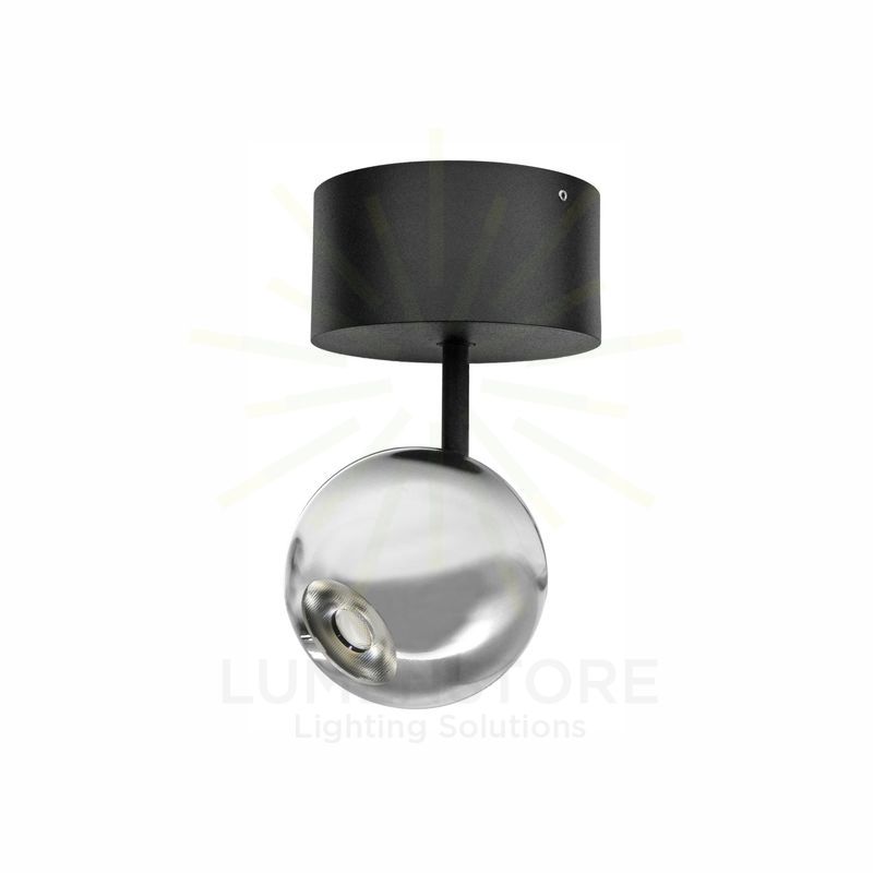 faretto bora surface 8.5w luce calda 3000k beneito faure cromo 