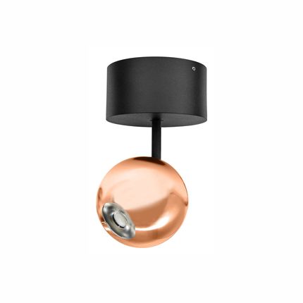 faretto bora surface 8.5w luce calda 3000k beneito faure oro rosa 