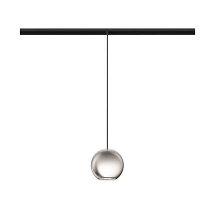 sospensione led per binario magnetico 48v 8.5w 3000k cromo ip20 bora-s 4578