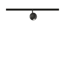 faretto led per binario magnetico 48v 4.5w luce calda 2700k nero ip20 beneito faure 4583