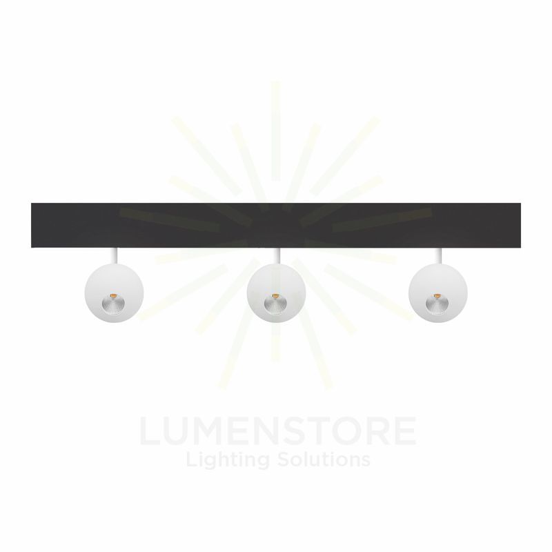 faretto led per binario magnetico 48v 4.5w luce calda 3000k oro rosa ip20 beneito faure 4588