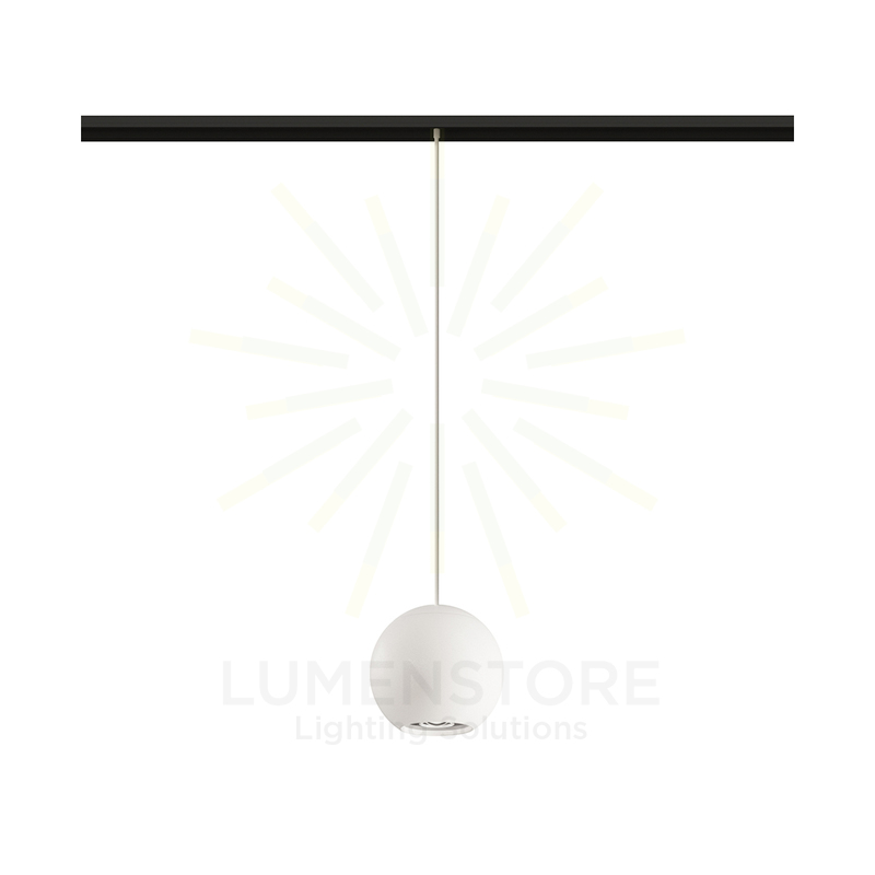 sospensione led per binario magnetico 48v 8.5w 3000k bianco ip20 bora-s 4574