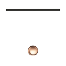 sospensione led per binario magnetico 48v 8.5w 2700k oro rosa ip20 bora-s 4579