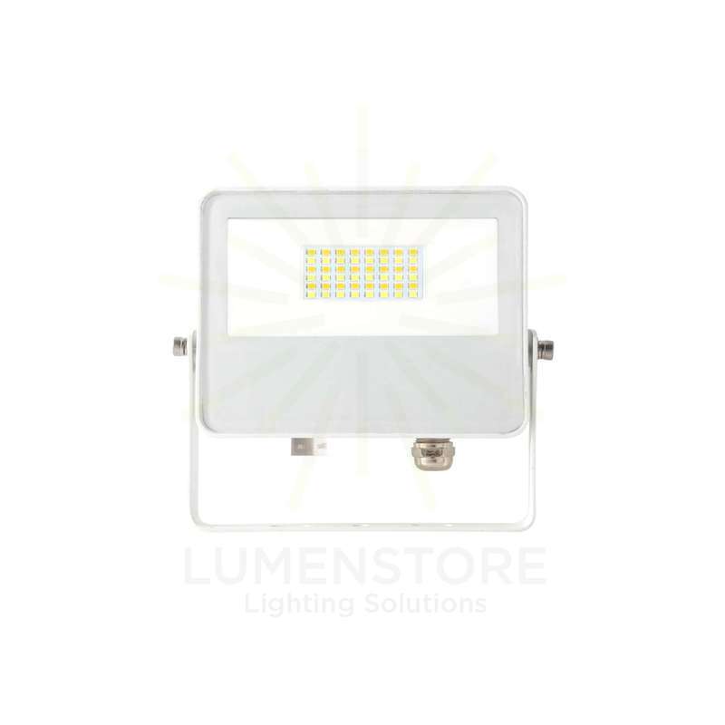 proiettore sky switch 30w cct beneito faure bianco ip65 ik08