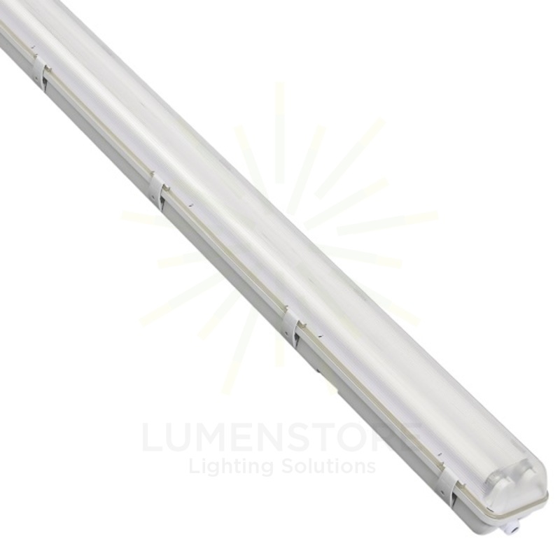 reglette led linea150 per tubi led 2xt8 ecoman ip65 