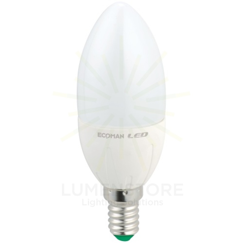 Lampada LED E14 7W Luce Calda Candela - Coop LED