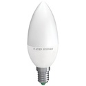 lampadina led candela e14 6w luce naturale 4000k ecoman vetro ghiaccio