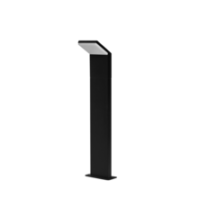 lampione cam 9w luce naturale 3000k beneito faure nero 60cm ip54 ik08